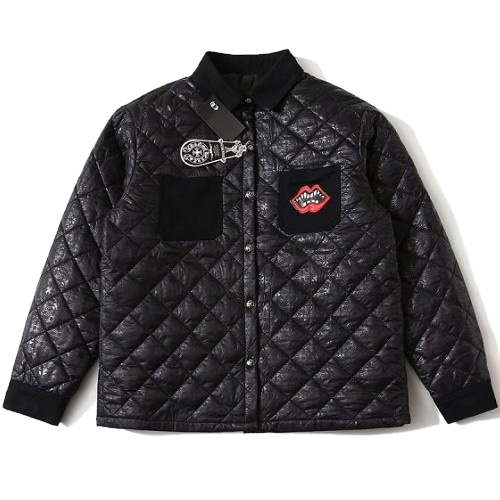 Chrome hearts 라운드크로스 퀼티드 자켓