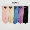 PRADA 양가죽 퍼 장갑