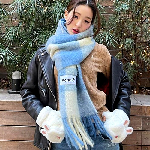 Acne Studios 체크 목도리