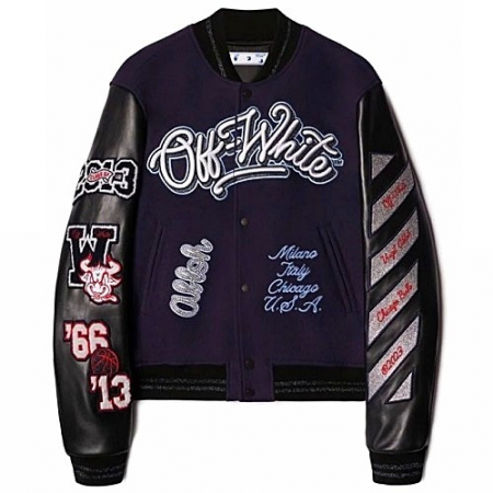 OFF-WHITE 시카고불스 바시티 자켓