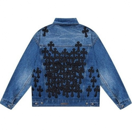 Chrome hearts 스캐터 크로스 데님자켓