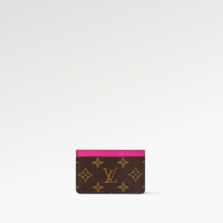 LOUIS VUIT*ON 포르트 카르트 심플 PM 핑크