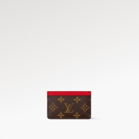 LOUIS VUIT*ON 포르트 카르트 심플 PM 레드