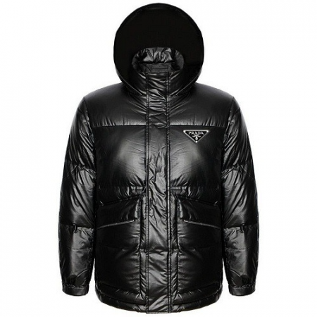 프*다 PRADA 삼각로고 구스다운 패딩