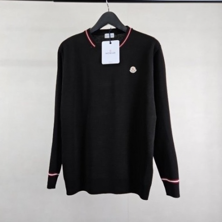 MONCL*R 넥 라인 라운드 니트