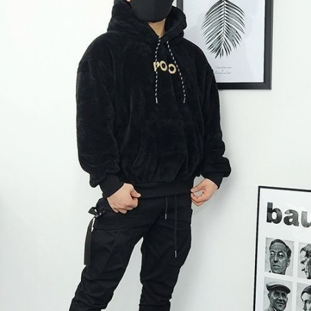 폴로 랄프*렌 포니 보아양털 후드