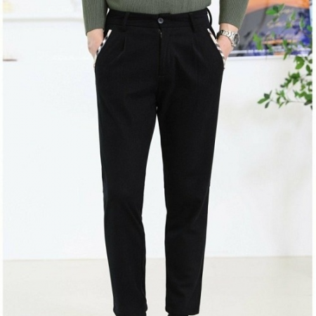 BURBER*Y 코듀로이 로그 팬츠