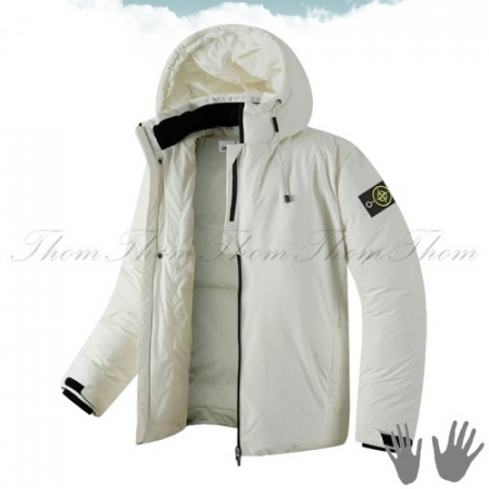 스톤아일*드 STONE ISLAND 엘 지퍼 후드 패딩