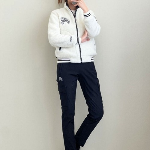 말* 플리스 하프 다운 집업 & 포켓 조거 팬츠 셋업