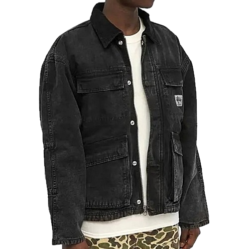 스투시 STUSSY 워시드 캔버스 자켓