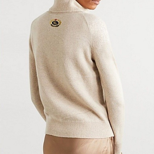 BURBERRY 기마상 엠브로이더 터틀넥 스웨터