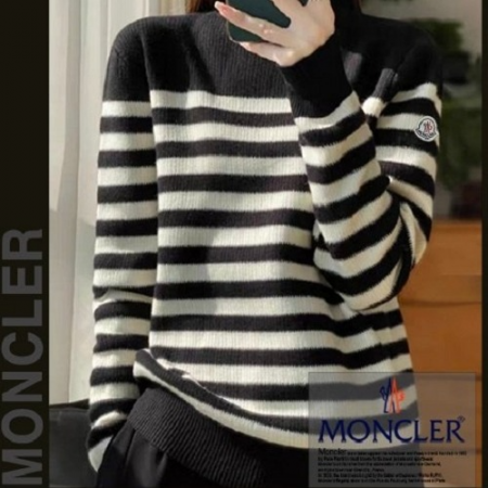MONCL*R 융기모 스트라이프 니트 (7143)