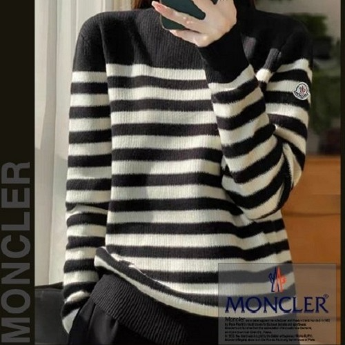 MONCL*R 융기모 스트라이프 니트 (7143)