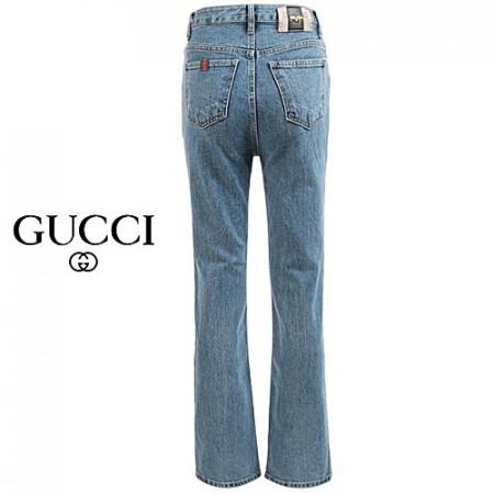 구* GUCCI 꿀벌 패치 여성 스트레이트 진