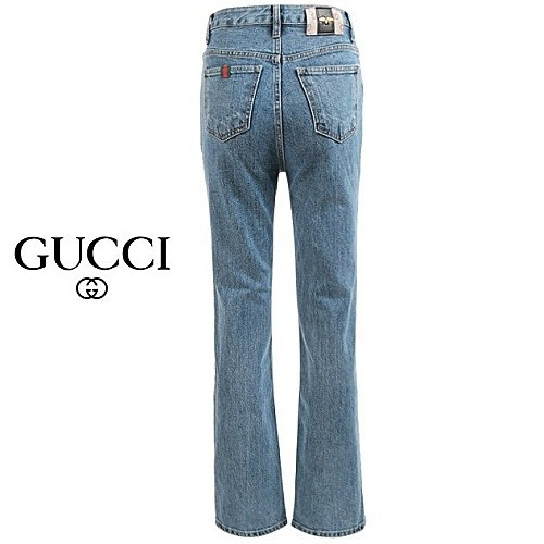 구* GUCCI 꿀벌 패치 여성 스트레이트 진