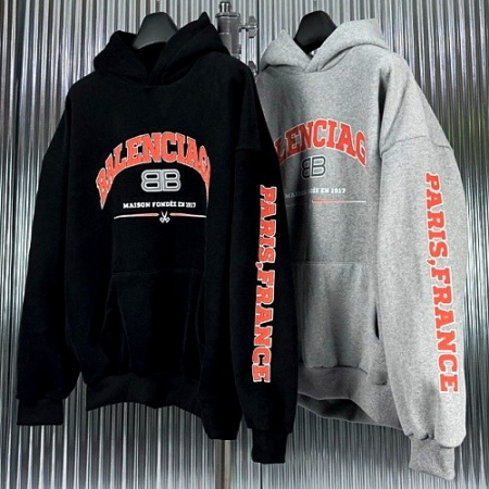 발렌시*가 BALENCIAGA 시저 기모후드