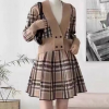 BURBER*Y 더블버튼 체크 세트