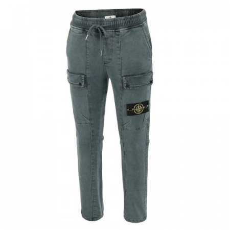 STONE ISLA*D 안기모 슬림 피그먼트 카고팬츠