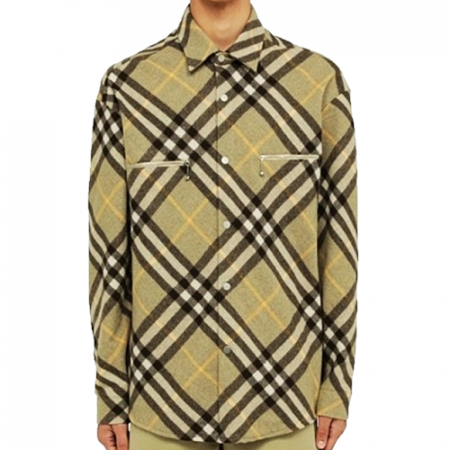 버버리 BURBERRY 디아그 체크드 오버셔츠 자켓