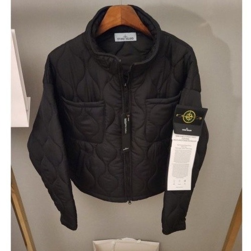 스톤아일*드 퀄팅 패딩 점퍼