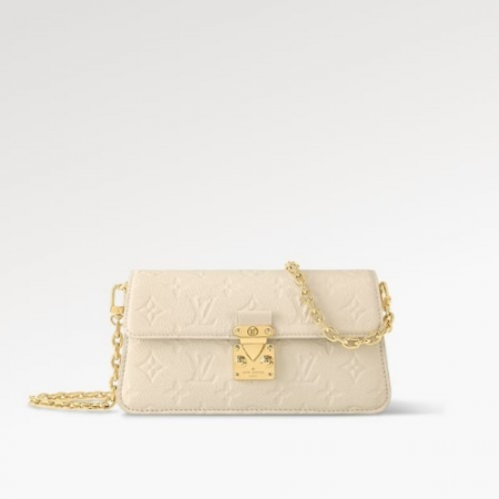 LOUIS VUI*TON 월릿 온 체인 메티스 - 크림