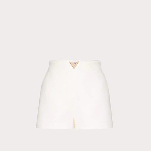 VALENT*NO 크레이프 쿠튀르 쇼츠 - 아이보리