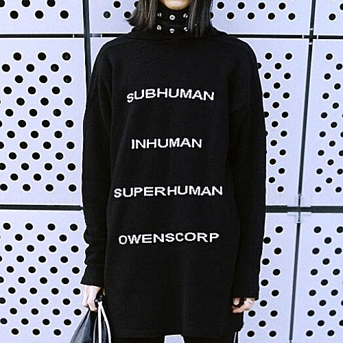 릭오웬스 Rick Owens 인휴먼 니티드 후디