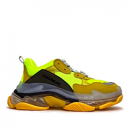 발렌시아=*가 BALENCIAGA  클리어솔 네온 트리플S