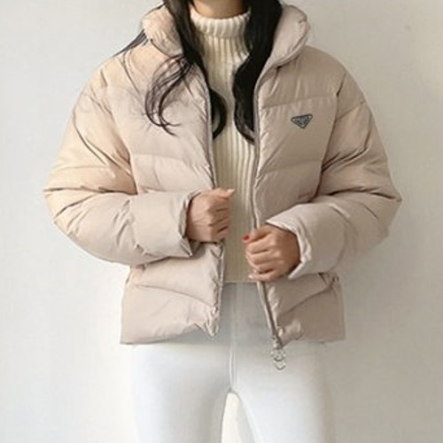 PRA*A 구스다운 숏패딩