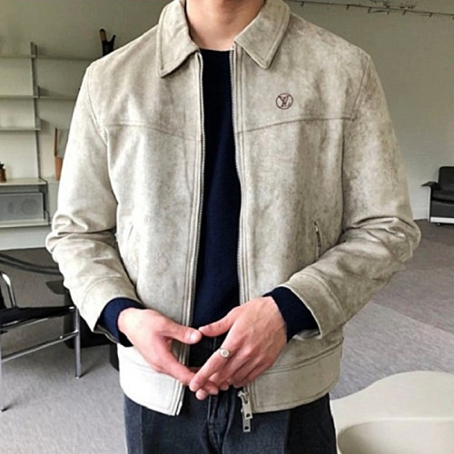 LOUIS VUITT*N 겨울 누비 스웨이드 자켓