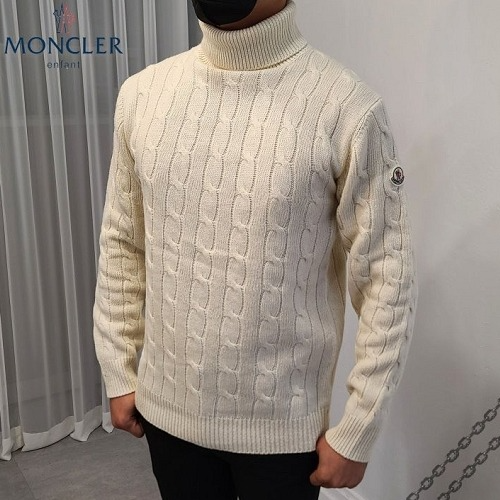MONCL*R 램스울 꽈베기 목폴라 니트