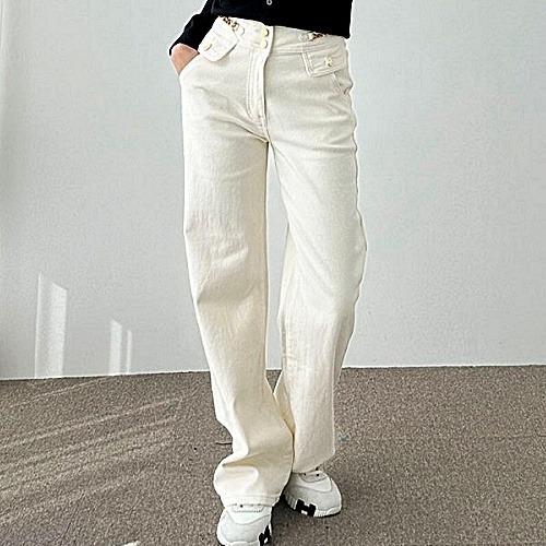 셀*느 CELINE 체인 플레어 포켓 진