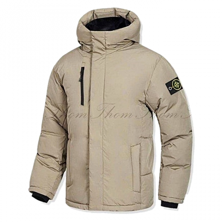 STONE ISLAND 더블 락 후드 패딩 점퍼