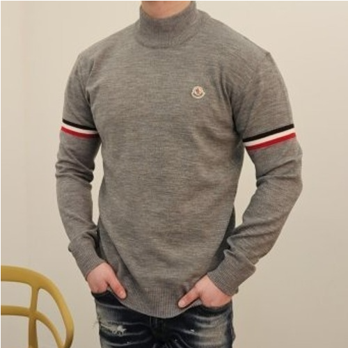 MONCL*R 와펜 암밴드 반폴라 니트 (신상)