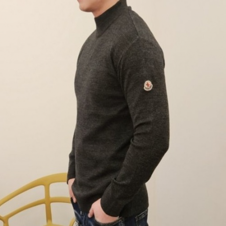 MONCL*R 와펜 반폴라 니트 (신상)