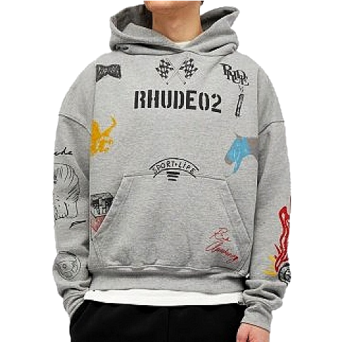 RHUDE 스크리블스 후디