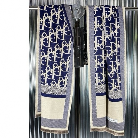 DI*R 오블리패턴 숄 머플러