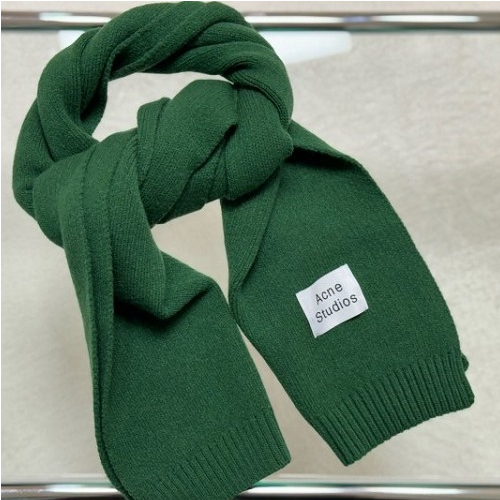 AC*E 화이트탭 니트머플러 (수입고급)