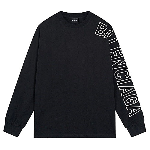 BALENCIAGA 아웃라인 로고드 롱슬리브