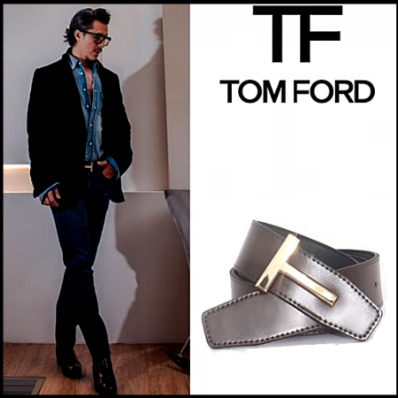 TOM FO*D T버클 벨트