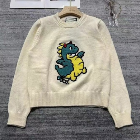 GUC*I 풀오버 드래곤 라운드 니트