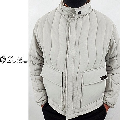 로로피아나 Loro Piana 슬리븐 퀄팅 패딩 자켓