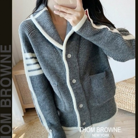 THOM BROW*E 카라라인 니트 가디건 (6611)