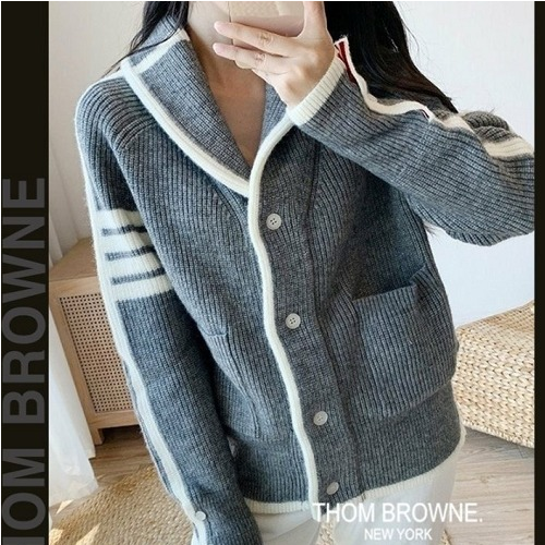 THOM BROW*E 카라라인 니트 가디건 (6611)