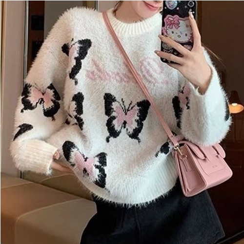 VALENTI*O 버터플라이 베베 니트