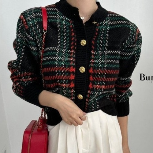 BURBER*Y 금장 체크CD