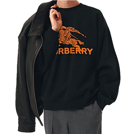 BURBERRY 오렌지 프로섬 맨투맨