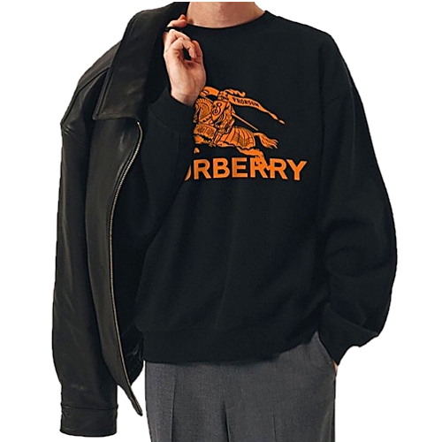 BURBERRY 오렌지 프로섬 맨투맨