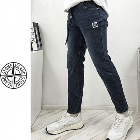 스톤아이랜드 STONE ISLAND 오리지널 융 기모 데님 팬츠