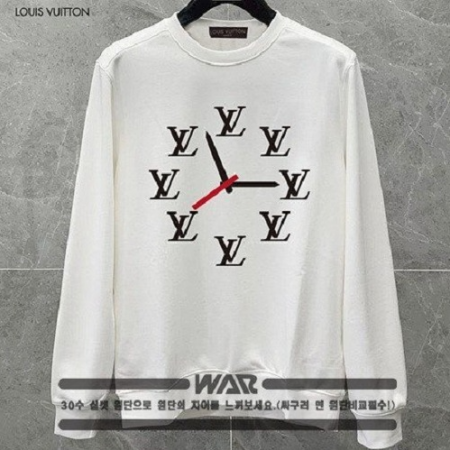 LOUIS VUITT*N 클락 포인트 밍크양기모 티셔츠